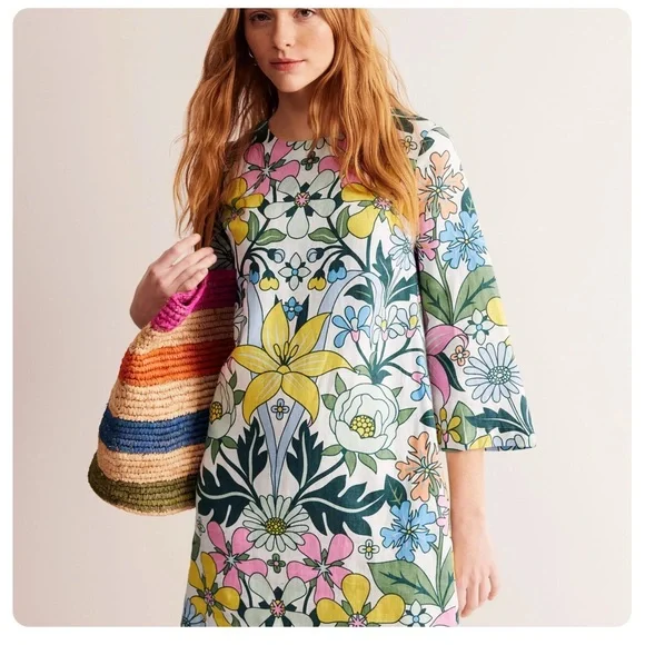 Boden | Dresses | Boden Pink And Green Floral Dress | Poshmark Boden | Dresses | Boden Pink And Green Floral Dress | Poshmark